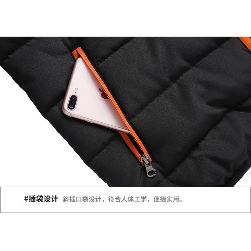 Men Plus Size Loose Thick Short Casual Winter Padded Jacket
