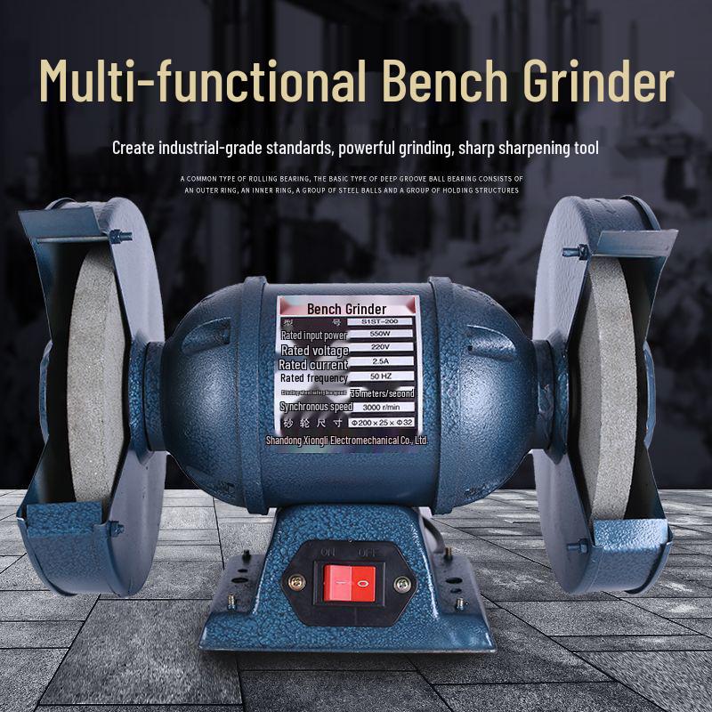 Industrial Multifunctional Bench Grinder 220V/380V for Sharpening and Polishing