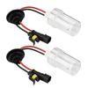 H1 6000K 100W 2PCS Lâmpadas de Substituição para Farol Xenon de Alto Brilho
