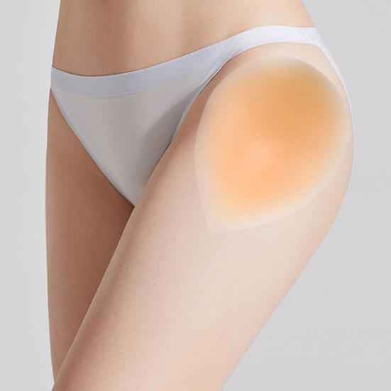 1 Pair Silicone Hip Pads Self-adhesive Invisible Hip Enhancer Shapewear Reusable Washable Women Butt Cushion Hip Dip Filler Corrector