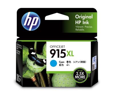 Hewlett Packard HP 915XL Oryginalny Tuszu Cyjan Zwiększona Pojemność 3YM19AA (HP) []