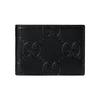 Leather Card Holder Wallet Mens Black