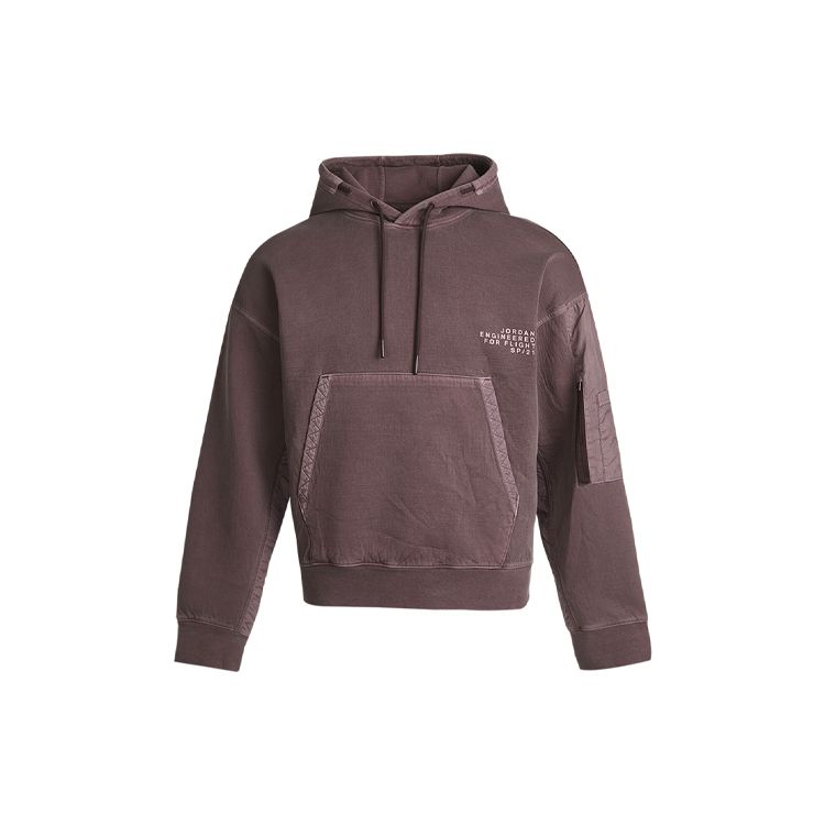 

Jordan Men s 23 Engineered Fleece Pullover Hoodie Taupe Haze CV2768-255 XXL