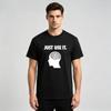 Unisex Modal Tshirt Just Use It Brain Graphic Print Funny Sarcastic Short Sleeve Crewneck Tee Black White