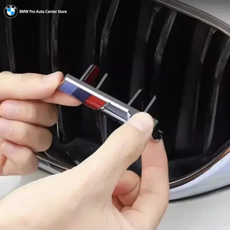 Interior Mouldings Hot For BMW 3D ABS Car Front Grille Badge Emblem Buckle For BMW M Logo M2 M3 M4 M5 M6 F48 G01 E84 E83 F39 F10