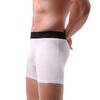 Herren Slips mit offenem Schritt, Sportliche Boxershorts mit verlängertem Bein, Einfarbige Shorts