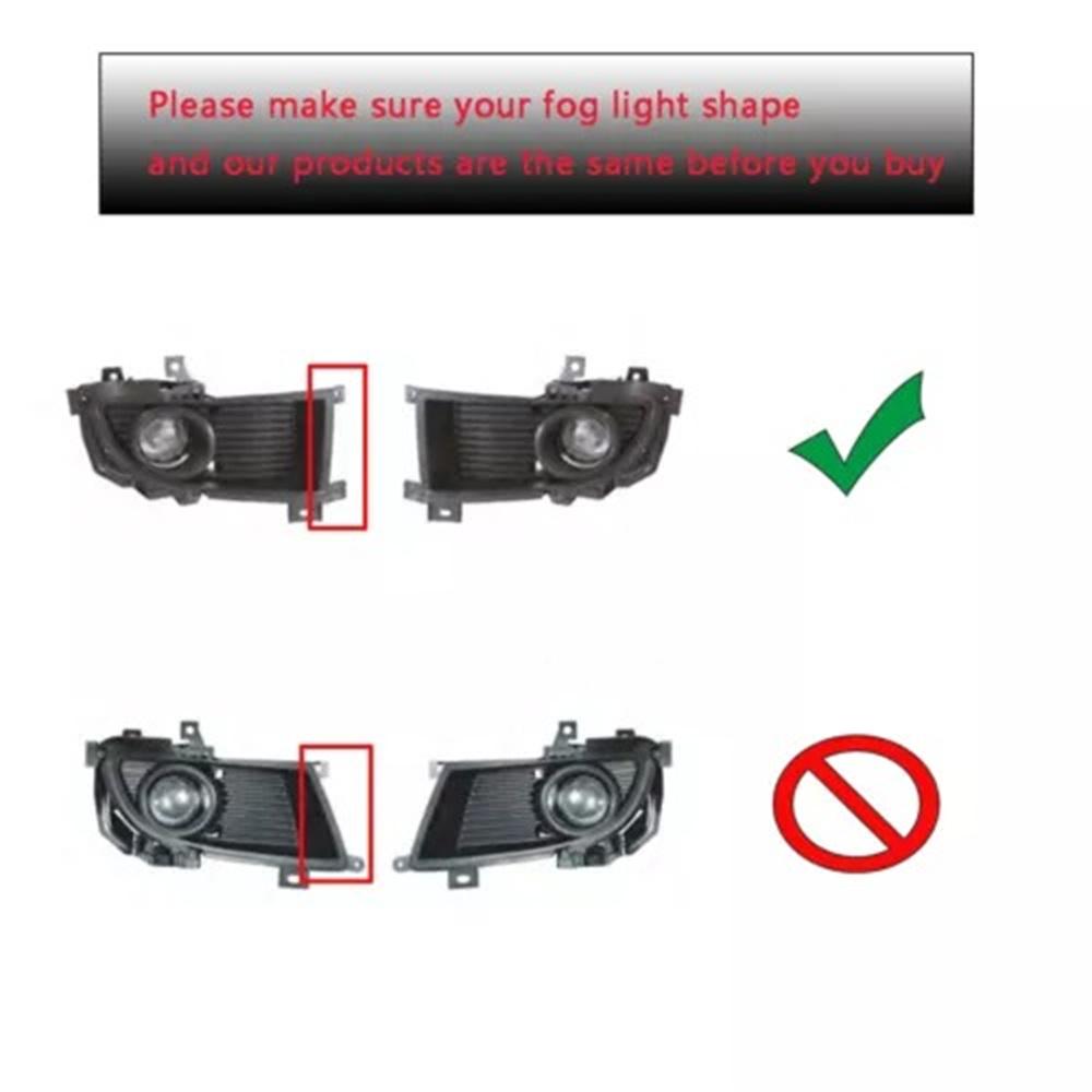 For 05-06 Mitsubishi Lancer LED DRL Daytime Running Lights Fog Lamp Turn Signal