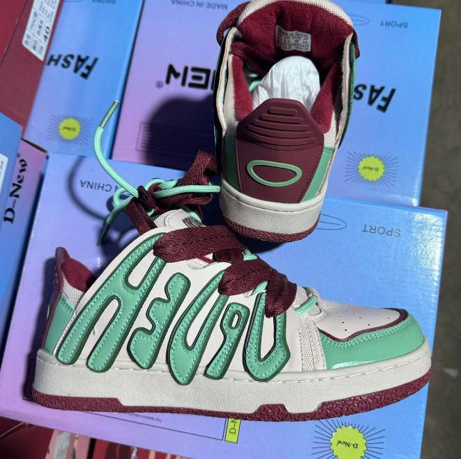 

New trendy brand alphabet small board shoes, item number MH-21 44