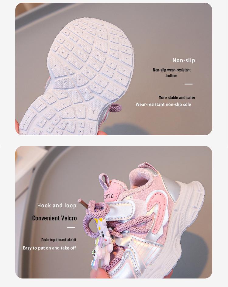 Lightweight Non-Slip Toddler Sneakers for Boys & Girls - Autumn Walking Shoes