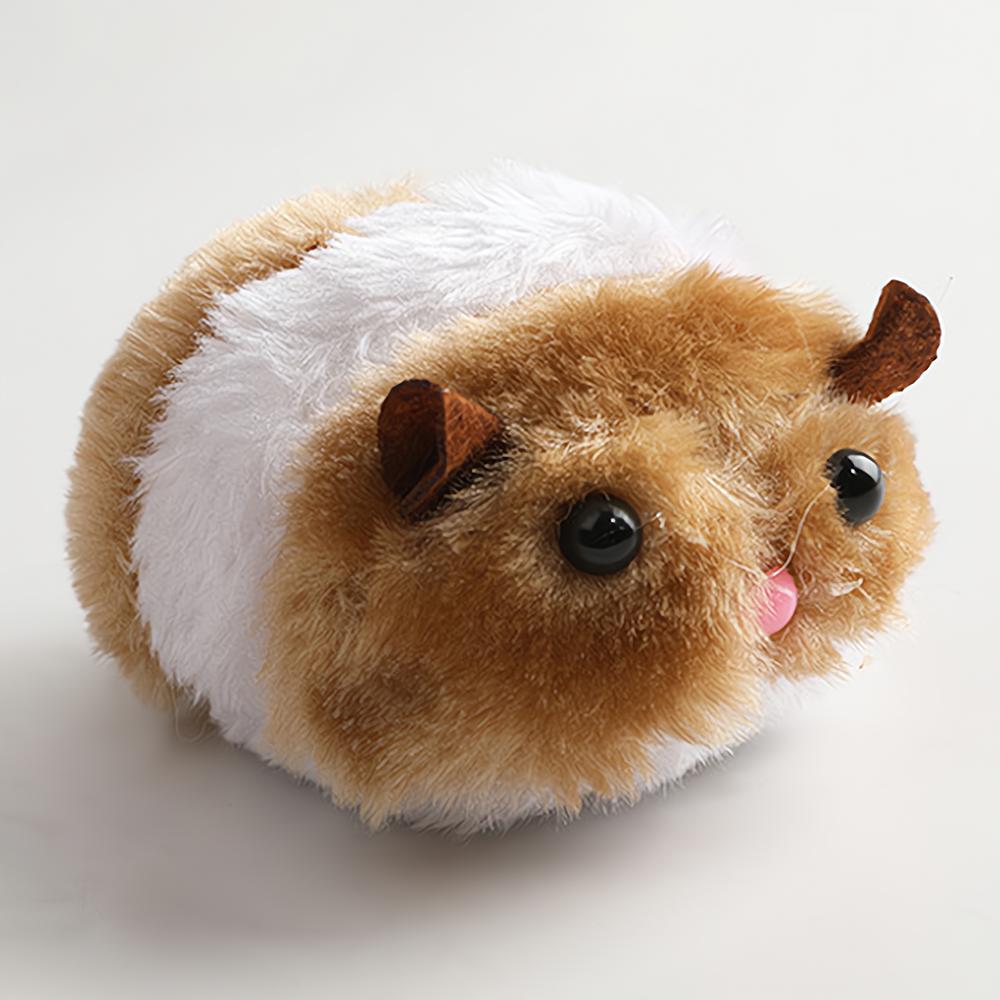 Cute Cat Teaser Toys Shake Movement Plush Mouse Indoor Boredom Relief Toys for Cat Funny Pet Interactive Toys