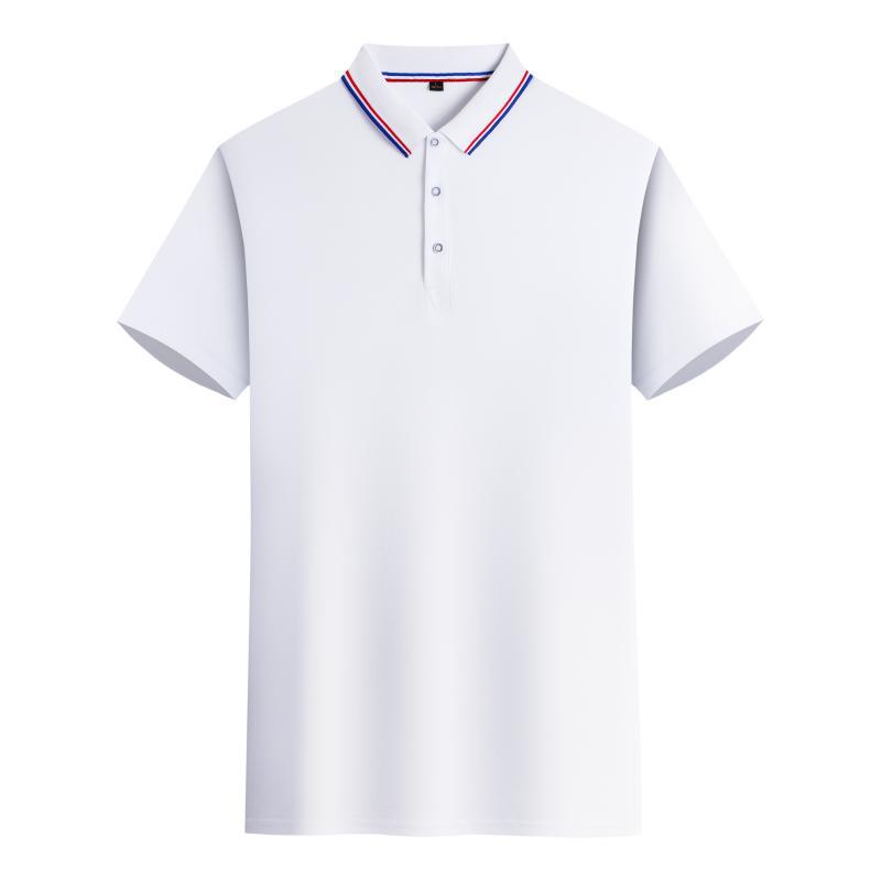 Summer Short Sleeved Polo Shirt Collar Short Sleeves Casual Fashionable Comfortable Solid Color Simple Men's Women's Polo Shirt