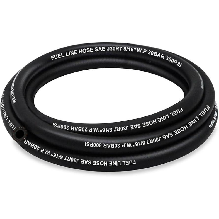 Fuel Line 5/16 Inch ID, Fuel Hose 10FT, J30R7 Fuel Line Hose NBR For Automotive Fuel Systems Engines.
