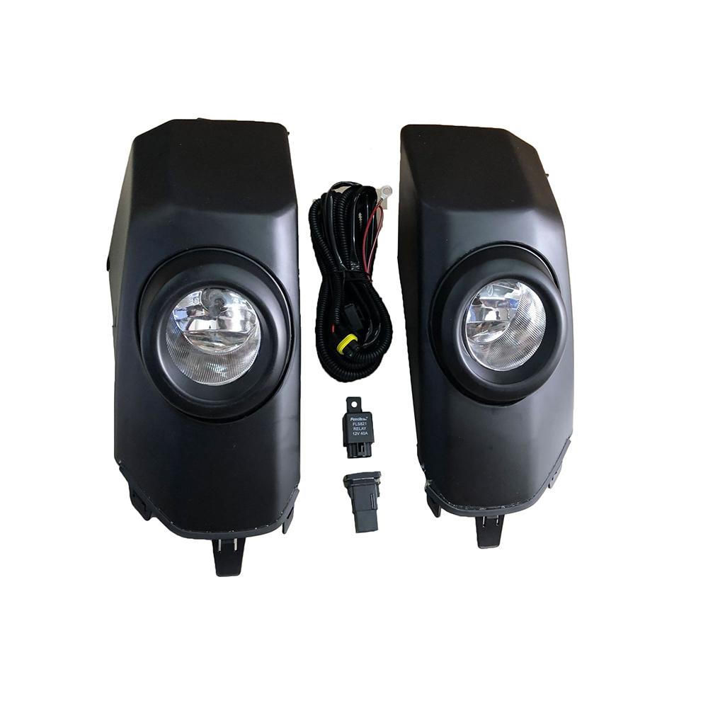 Car Front Bumper Fog Light Lamp DRL Daytime Running Light Driving Light Kit For Toyota FJ Cruiser 2007-2017