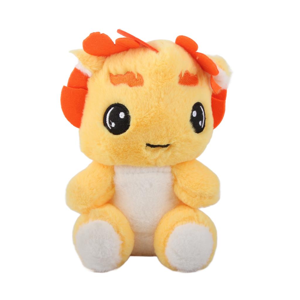 Glücksdrachenjahr Plüschtier Niedlicher Mini-Gott Drache Dinosaurier Schlafkissen Kissen Puppe Geburtstagsgeschenk