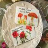 PET Sticker Transparent Plant Flower Botttle Handbook Retro Floral Decoration Stickers DIY Scrapbook Collage Photo Frame