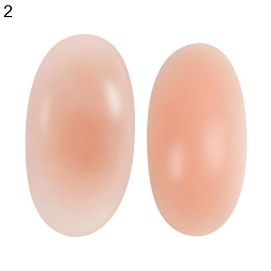 2 Stück weiche, selbstklebende, rutschfeste, atmungsaktive Schulter-Enhancer-Keil-Push-Up-Pads