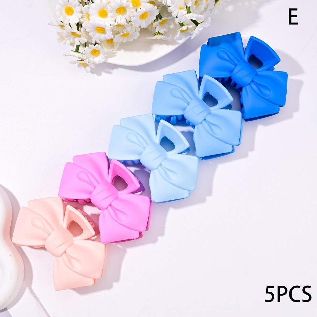 High-End Bow Claw Clip: Women's Solid Color Shark Clip, Large Size Hair Accessory