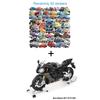 1:6 Scale Alloy Diecast R1M Motorcycles Toys Models Cars Rubber Tires Vehicles Light Sound Miniature Motorcycle Birthday Gifts