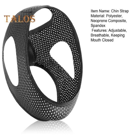 Anti-Schnarch-Kinnriemen, verstellbar, atmungsaktiv, hält den Mund geschlossen, universell einsetzbar, Schlafhilfe für Männer und Frauen, Anti-Schnarch-Kieferriemen, Atemkorrekturgerät