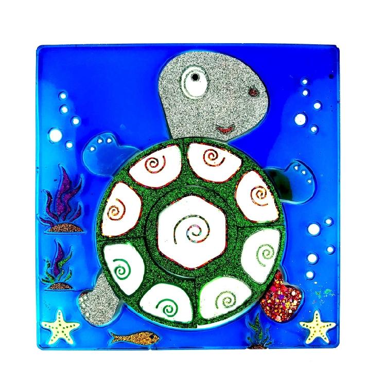 Animals Silicone Mold Puzzle Preschool Kids Baby Puzzles Cartoon Resin Mold Gift