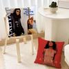 American Singer Aaaliyah Pillow Case Living Room Accent Couch Back Support Square Lounge Restful Nap Companion ?