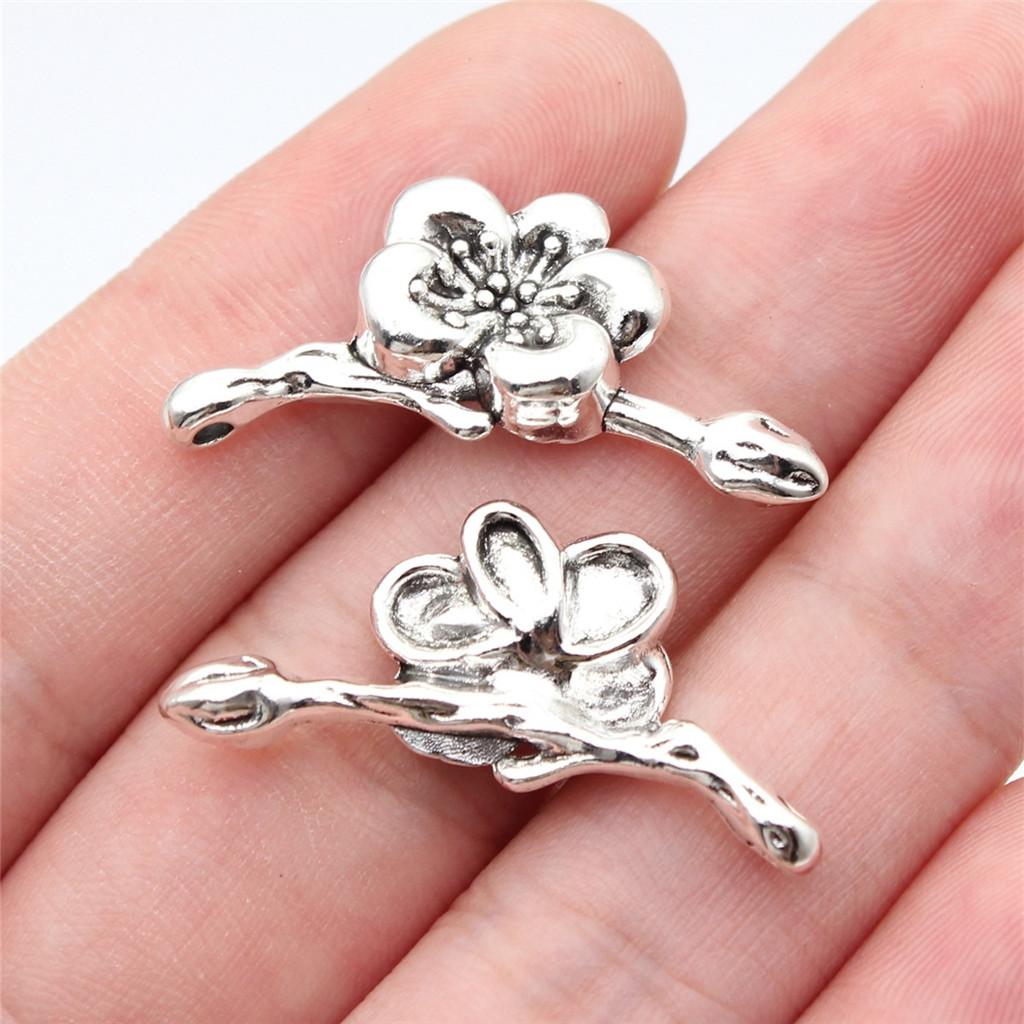 Charms Small Flower Pendants Wedding Jewelry Findings QC116
