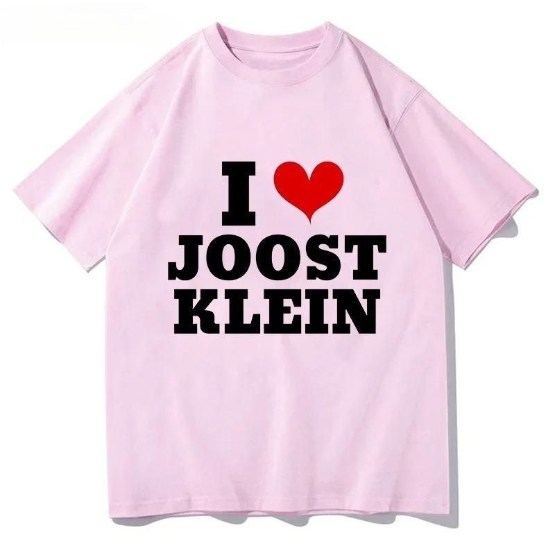 

I Love Joost Klein Merch Printed Tshirt Fun Cartoon Pattern Tshirt Retro Hip Hop Womens Harajuku Short Sleeve Tshirt 4XL