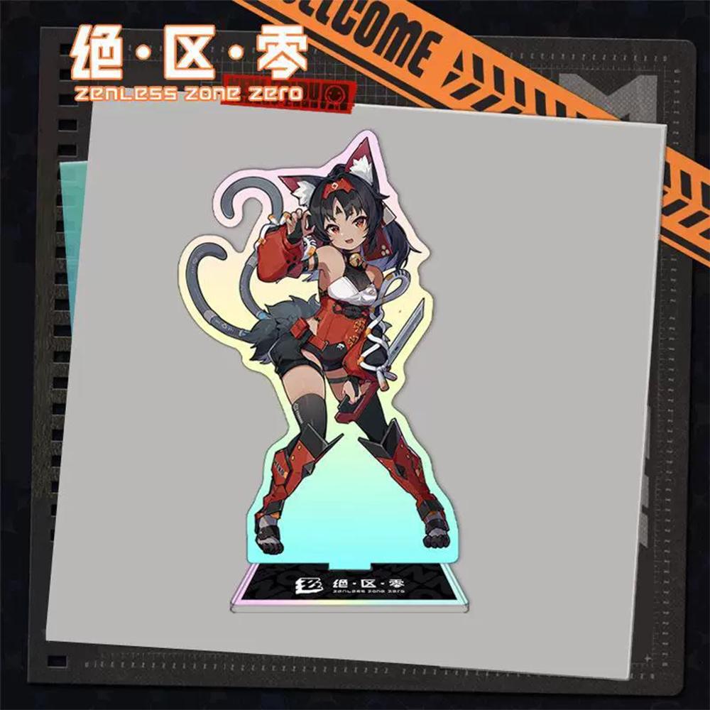 Zenless Zone Zero Nicole Demara Zhu Yuan Anime Acrylic Stand Sign Ellen Joe Ben Bigger Collect Desktop Decoration Keychain Gifts