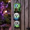Layered Hanging Seasonal Ornament Halloween Wooden BOO Sign, Creative Letter Pendants, Vintage Ghost Pumpkin Black Cat Cute Theme Wall Decor