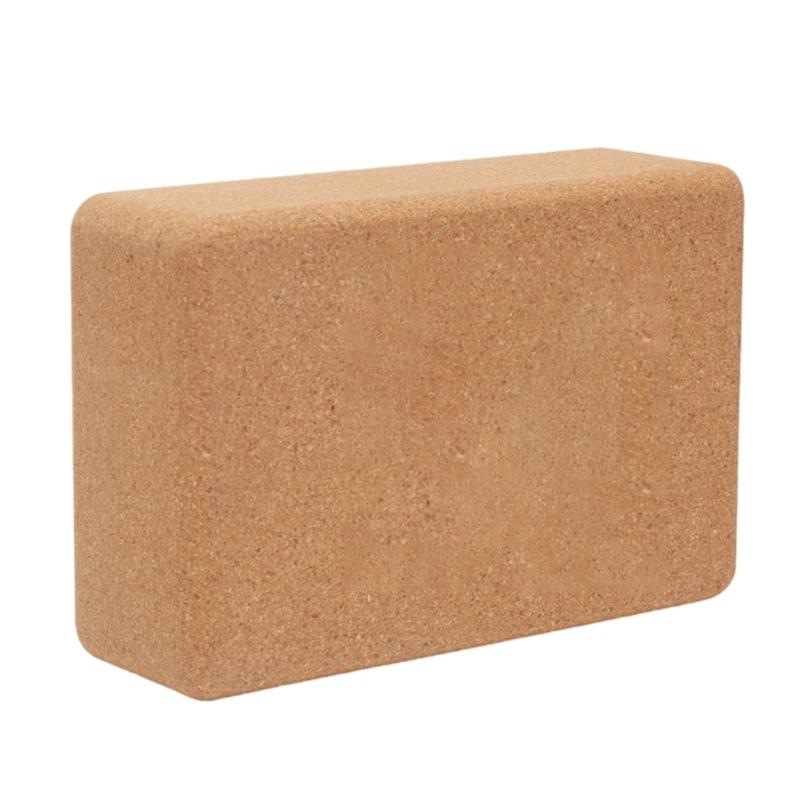 Cork Yoga Block, Natural Cork Yoga Brick High Density Yoga Accessories for Women Yoga Pilates Fitness and Stretching 1