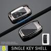 Metal Carbon Fiber Car Key Fob Case Cover Keychain For Land Range Rover Sport Evoque Velar Discovery 4 Lr4 Jaguar Xe Xf Xj
