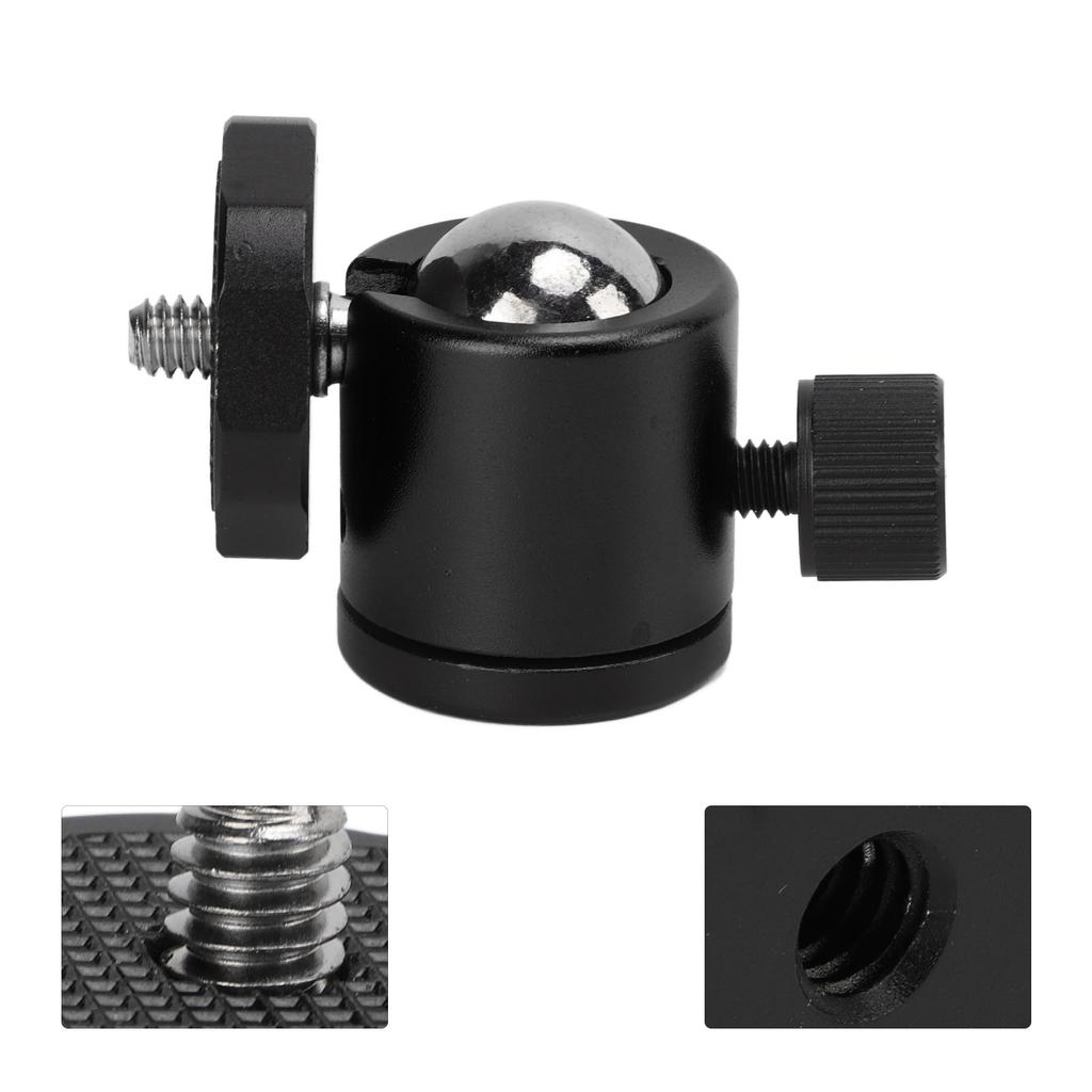 Tripod   Head Camera Mount Aluminium Alloy 360 degrees  Rotating   for Tripod SLR Camera