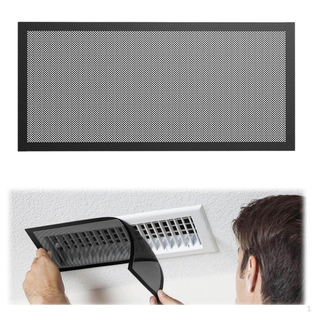 Floor Air Outlet Cover Ventilation Grille Made of Sturdy PVC Material And Mesh for Living