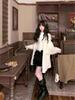 Chic Lace Slim Long Sleeve Top with Bow Design – Autumn/Winter Versatile Solid Color Sweet Base Layer