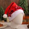Santa Hat,Christmas Hats with Bows Xmases Holiday Hat Unisex Adults Christmas New Year Festive Holiday Party Supplies