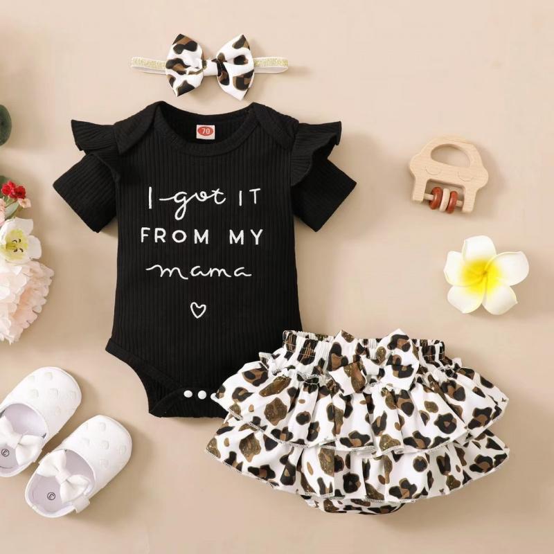 Nuovo Outfit Estivo Stile Fatina Abbigliamento per Bambini Tuta con Pantaloncini Set Abbigliamento Estivo Floreale Dolce Piccola Principessa