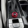 For Kia Telluride -2025 Car Tuning Aluminum Alloy Central Drive Model Switch Knob Ring Cover Trim Interior Accessories