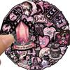 50 STÜCKE Schwarz Rosa Gothic Stil Magische Hexe Cartoon Aufkleber DIY Handy Laptop Gepäck Skateboard Graffiti Aufkleber