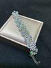 Luxury Natural White Opal Bracelet 925 Silver Good Quality Ethiopian Opal Gemstone 3*4mm for Women Party Birthday Jewelry Gift