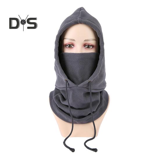 

Велосипедный головной убор с передней крышкой, ветрозащитный, солнцезащитный, с завязками, пылезащитный, с полной защитой, вязаная шапка унисекс для кемпинга, путешествий в пустыне серый