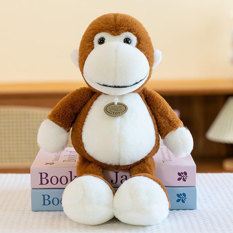 Cartoon Jungle Animal Plush Toy Elephant Lion Frog Gift For Kids Home Decor Monkey