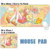 Leo need Ichika Saki Honami Shiho Mouse pad Table Mat Gaming XXL Anime Mousepad Keyboard Carpet Desktop Mat