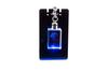 Irish Wolfhound - Crystal Key Ring with Dog Photo, Illuminated Key Ring, Unique Gift by Art-Dog Brand