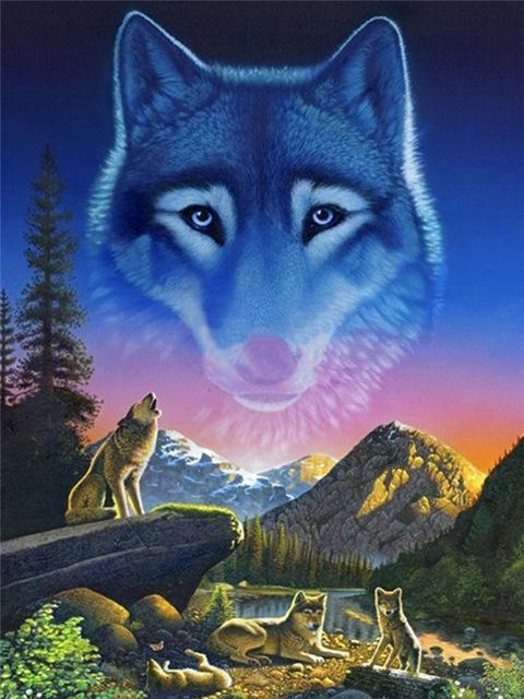 

5d алмазная живопись олень стразы фотографии полная квадратная/круглая дрель Алмазная вышивка крестиком животное домашний декор Full Square 20X30CM светло-синий