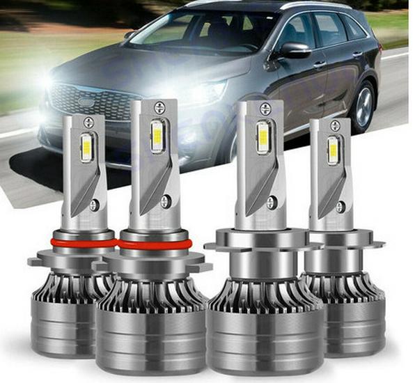 LED Scheinwerfer Kombi-Set: H11, H8, H9005, 9006, H4, H7, H13, 9007, 880, 881