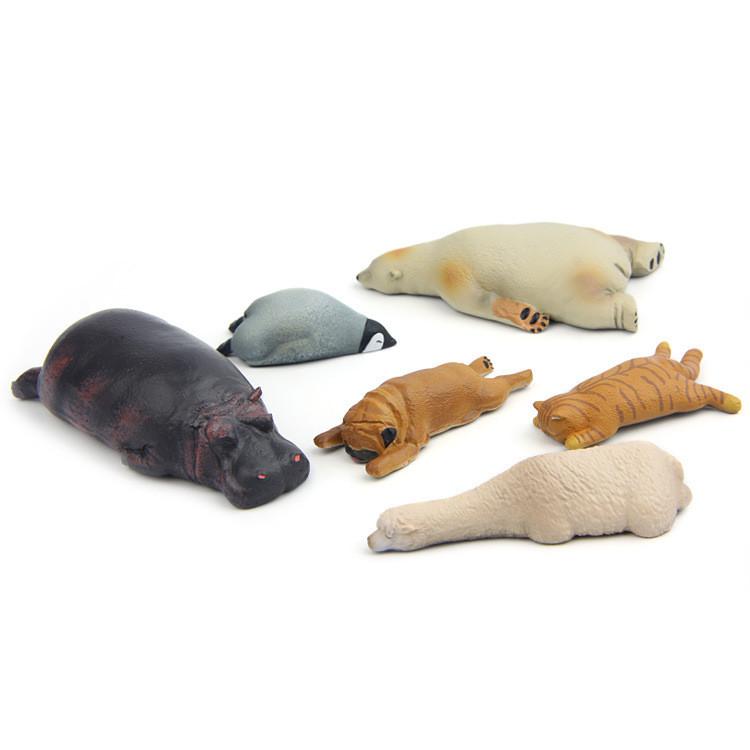 Animal Magnet Refrigerator Sticker Set With Resin Material For Kids And Gifting