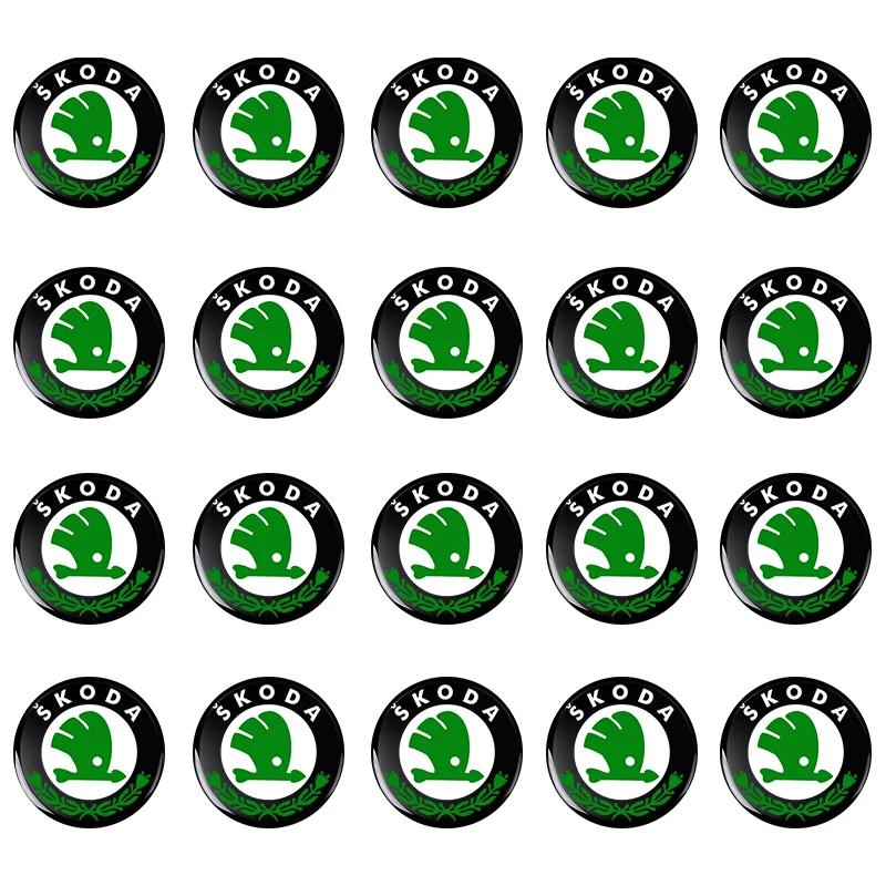 2025 Horké Samolepky na Auto Skoda Speciální Kryt Klíče Znak Nálepka Pro Skoda Octavia Rapid Kodiaq Karoq Superb Fabia Kamiq MK1 Auto Klimatizace