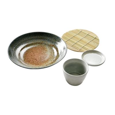 Setomono Honpo Sand Indigo Tsuki no Kaori Soba Set Choko & (Soba [Chokku] [Soba-Teller])