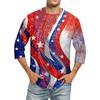 Mens Independence Day T-Shirts USA Flag Graphic T-Shirts Short Sleeve American Patriotic Vintage T Shirt