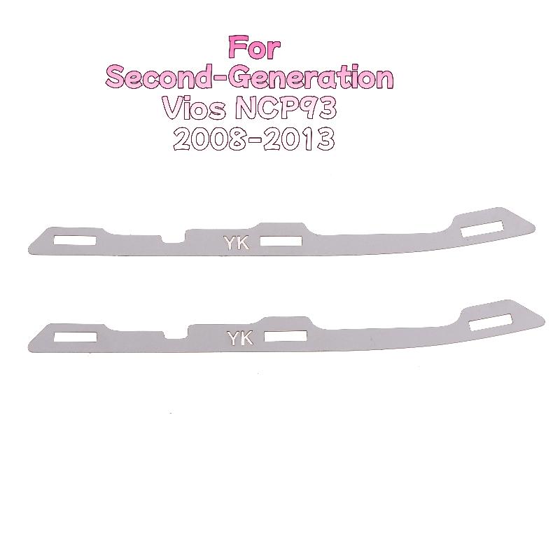 2Pcs Broken Opening Gap Bad Buckle Repairer Metal Bracket For Second-Generation Vios Ncp93 Front Bumper Surrounded Buckle